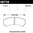 Load image into Gallery viewer, Hawk AP Racing/Alcon HPS 5.0 Brake Pads - Back View