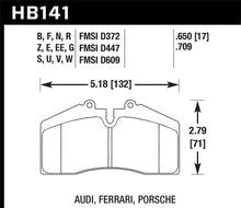 Load image into Gallery viewer, Hawk Audi/Porsche Rear AND ST-40 HP+ Street Brake Pads - Side View