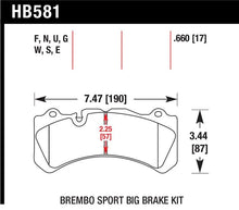 Load image into Gallery viewer, Hawk Brembo Caliper Family J/N  HT-10 Race Brake Pads - Main Product View