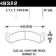 Load image into Gallery viewer, Hawk Chevy / GMC Truck / Hummer Super Duty Street Front Brake Pads - Main Product View