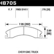 Load image into Gallery viewer, Hawk Chevy/GMC Express/Silverado/Savana/Sierra 15/25/35/4500 SuperDuty Rear Street Brake Pads - Main Product View