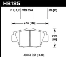 Load image into Gallery viewer, Hawk HP+ Street Brake Pads - Side View