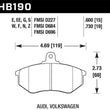 Load image into Gallery viewer, Hawk HP+ Street Brake Pads - Main Product View