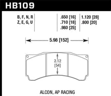 Load image into Gallery viewer, Hawk HPS Street Brake Pads - Main Product View
