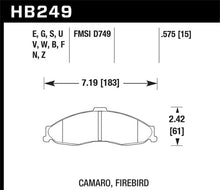 Load image into Gallery viewer, Hawk HPS Street Brake Pads - Main Product View