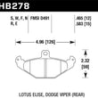 Load image into Gallery viewer, Hawk HPS Street Brake Pads - Main Product View