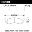 Load image into Gallery viewer, Hawk HPS Street Brake Pads - Side View