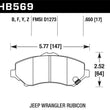 Load image into Gallery viewer, Hawk HPS Street Brake Pads - Main Product View