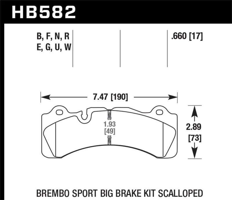 Hawk HPS Street Brake Pads - Main Product View