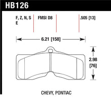 Load image into Gallery viewer, Hawk HPS Street Brake Pads - Side View
