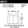 Load image into Gallery viewer, Hawk HPS Street Brake Pads - Main Product View