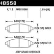 Load image into Gallery viewer, Hawk HPS Street Brake Pads - Side View