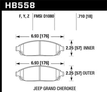 Load image into Gallery viewer, Hawk HPS Street Brake Pads - Side View