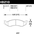 Load image into Gallery viewer, Hawk LTS Street Brake Pads - Main Product View