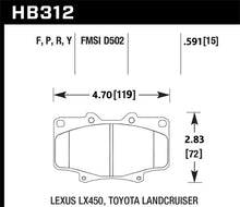 Load image into Gallery viewer, Hawk LTS Street Brake Pads - Main Product View
