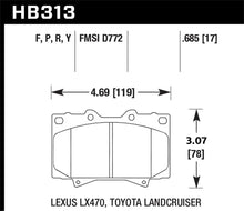 Load image into Gallery viewer, Hawk LTS Street Brake Pads - Main Product View