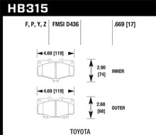 Load image into Gallery viewer, Hawk LTS Street Brake Pads - Main Product View