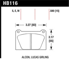 Load image into Gallery viewer, Hawk Performance Blue 9012 Motorsports Race Pads - Detail View