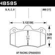 Load image into Gallery viewer, Hawk Performance Ceramic Street Brake Pads - Main Product View
