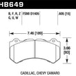 Load image into Gallery viewer, Hawk Performance Ceramic Street Brake Pads - Main Product View