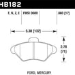 Load image into Gallery viewer, Hawk Performance Ceramic Street Brake Pads - Main Product View