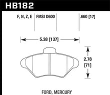 Load image into Gallery viewer, Hawk Performance Ceramic Street Brake Pads - Main Product View