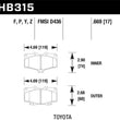 Load image into Gallery viewer, Hawk Performance Ceramic Street Brake Pads - Main Product View