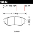Load image into Gallery viewer, Hawk Performance DTC-70 Race Front Brake Pads fits 2006-2007 Subaru B9 Tribeca / 2014-2015 Subaru Forester / 2005-2015 Sub...