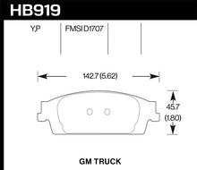 Load image into Gallery viewer, Hawk Performance Street LTS Rear Brake Pads fits 2015-2018 Cadillac Escalade / Escalade ESV / 2014-2019 Chevrolet Silverad...