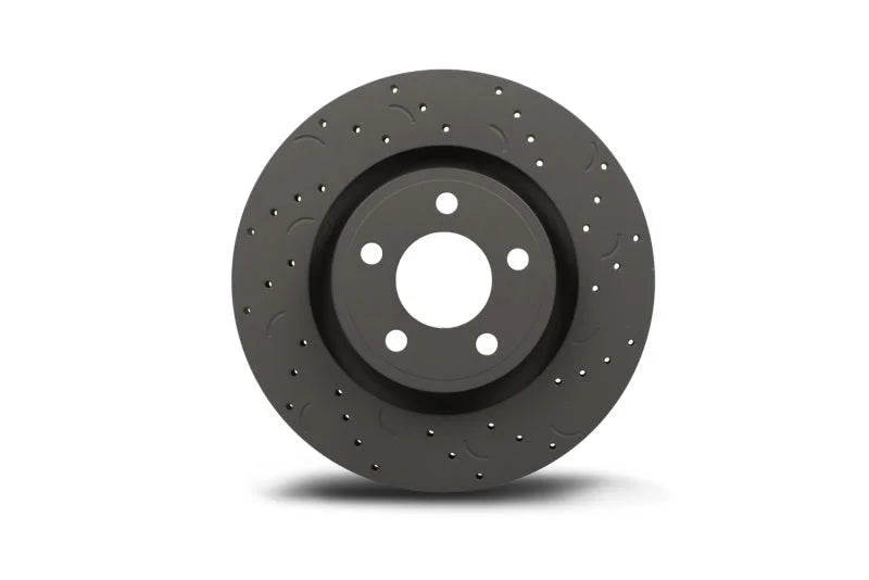 Hawk Performance Talon 2008 Infiniti EX35 Drilled and Slotted Rear Brake Rotor Set fits 2008-2013 Infiniti EX35, EX37 / 20...
