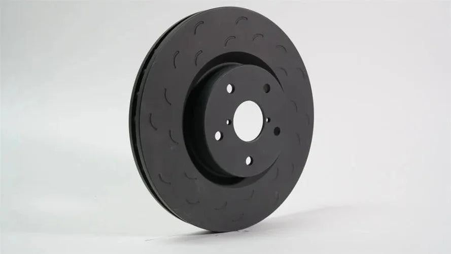 Hawk Talon 16-18 Ford F-250/350/450 4WD Vented Street Brake Rotors Pair - Front - Side View