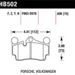 Load image into Gallery viewer, Hawk Porsche / Volkswagen HPS Street Rear Brake Pads - Main Product View