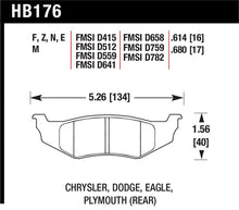 Load image into Gallery viewer, Hawk SRT4 HP+ Street Rear Brake Pads - Main Product View