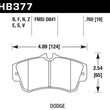 Load image into Gallery viewer, Hawk SRT4 HPS Street Front Brake Pads - Main Product View