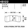 Load image into Gallery viewer, Hawk StopTech ST-60 Caliper Performance Ceramic Street Brake Pads - Main Product View