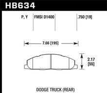 Load image into Gallery viewer, Hawk Super Duty Street Brake Pads - Side View