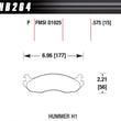 Load image into Gallery viewer, Hawk Super Duty Street Brake Pads - Side View
