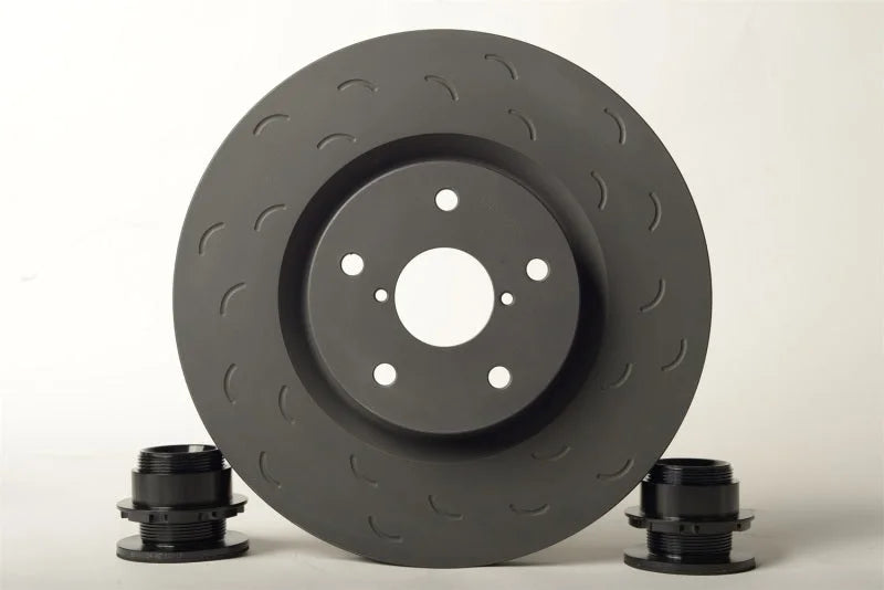 Hawk Talon 03-08 Dodge Ram 2500 Slotted-Only Vented 13.9 in Diameter Front Brake Rotor Set - Detail View