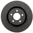 Load image into Gallery viewer, Hawk Talon 18-20 Jeep Wrangler / 2020 Gladiator Drilled And Slotted Front Brake Rotor Set - Detail View