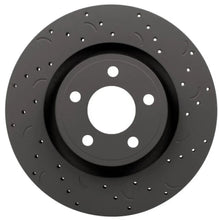 Load image into Gallery viewer, Hawk Talon 18-20 Jeep Wrangler / 2020 Gladiator Drilled And Slotted Front Brake Rotor Set - Detail View