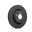 Load image into Gallery viewer, Hawk Talon 2007 Mazda 3 Mazdaspeed Drilled and Slotted Rear Brake Rotor Set - Main Product View