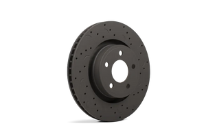 Hawk Talon 2007 Nissan Altima Drilled and Slotted Front Brake Rotor Set - Main Product View