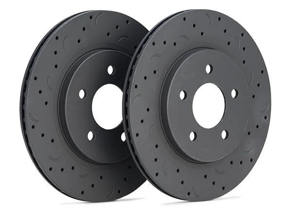 Hawk Talon Drilled and Slotted Rear Brake Rotor Set fits 2002-2006 Cadillac Escalade / 2003-2006 Cadillac Escalade ESV / 2...