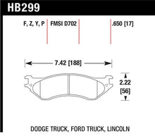 Load image into Gallery viewer, HawkDodge B1500 VanDurango/1500 Pickup/1500 Van / Ford / Lincoln LTS Street Front &amp; Rear Brake Pad - Main Product View