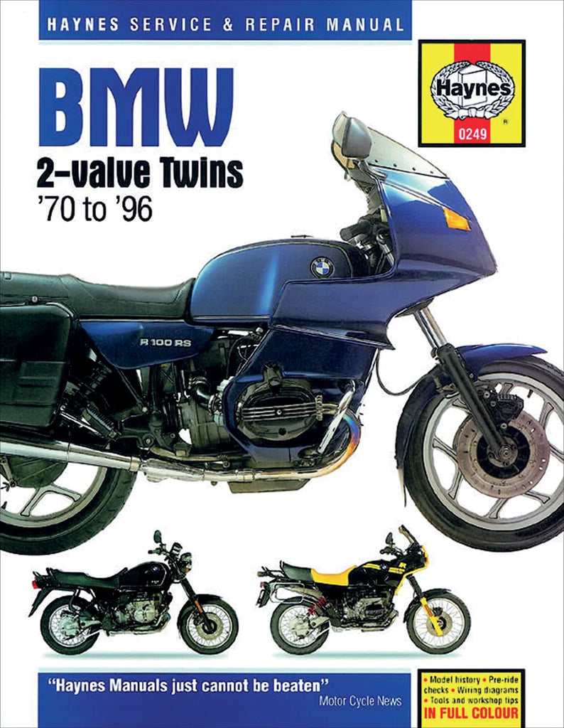 Haynes Manual - 2-Valve Twins fits BMW - Main Product View