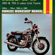 Load image into Gallery viewer, Haynes Manual - 2-Valve Twins fits Triumph - Main Product View