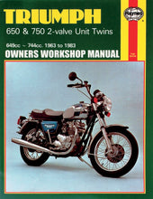 Load image into Gallery viewer, Haynes Manual - 2-Valve Twins fits Triumph - Main Product View
