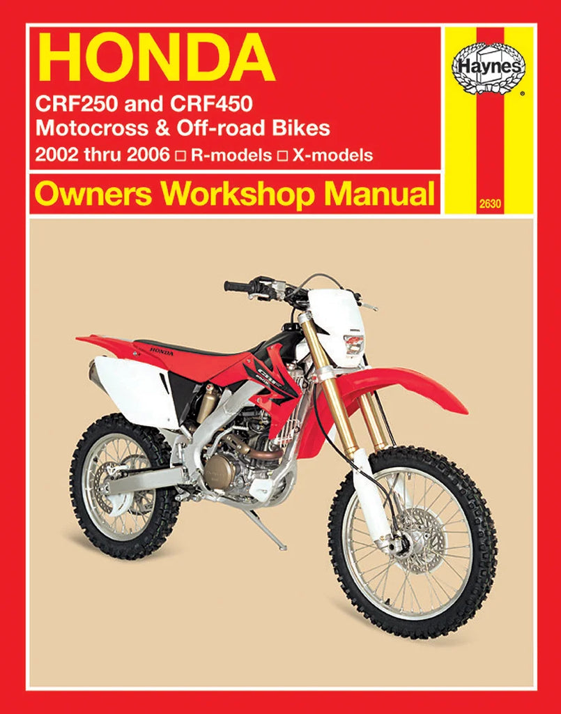 Haynes Manual - Honda CRF250/450 M2630 - Main Product View