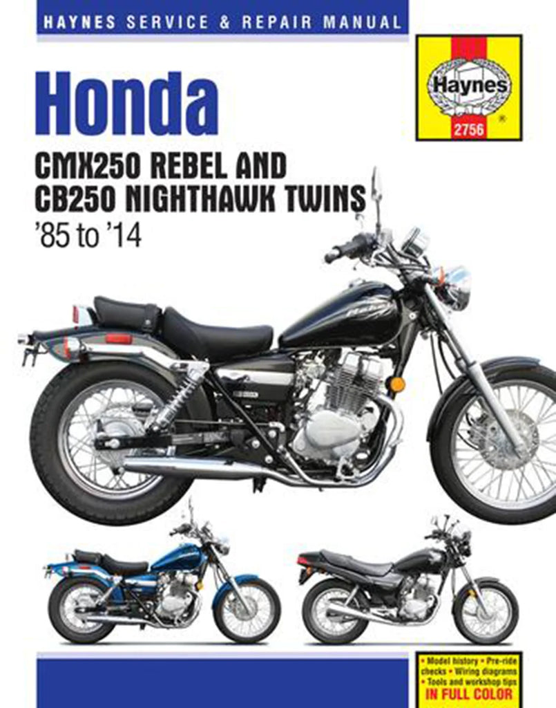 Haynes Manual - Honda Rebel/Nighthawk '85-'16 M2756 - Main Product View