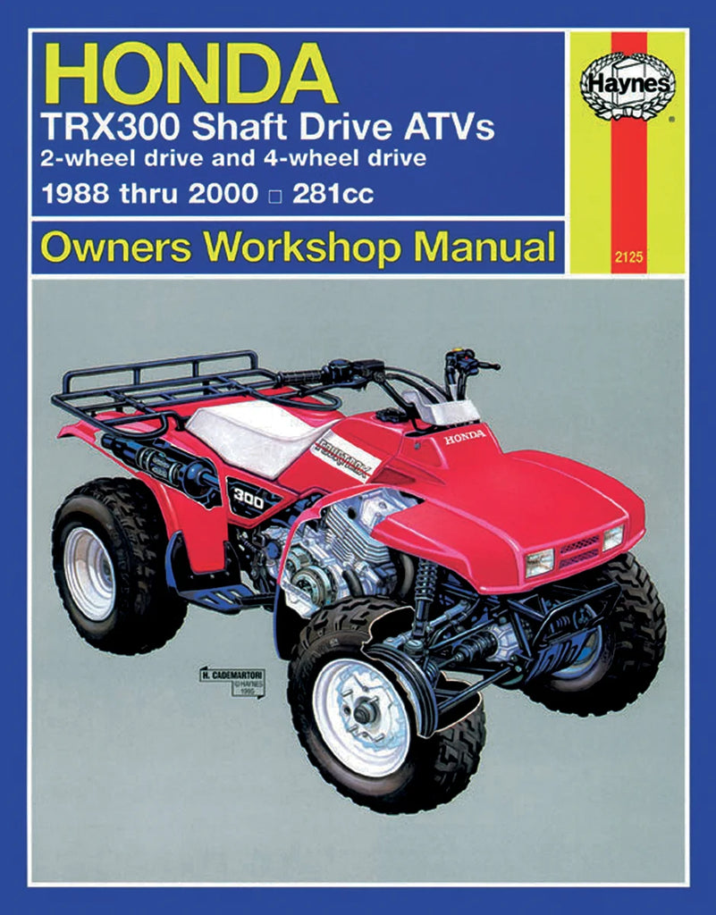 Haynes Manual - M2125 fits Honda TRX300 - Main Product View